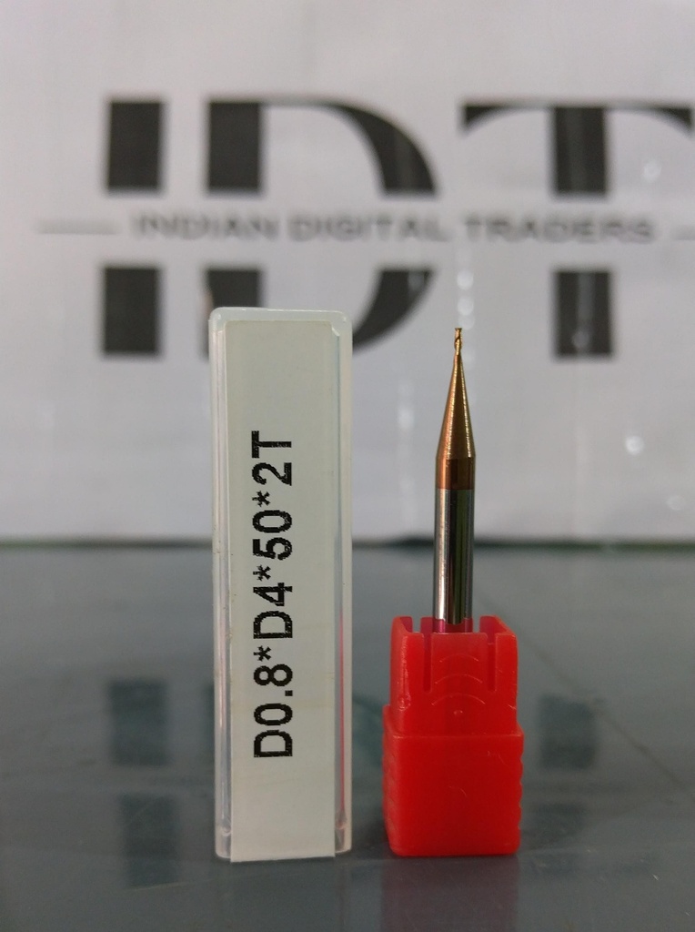 0.8*50 2FLUTE FLAT 55HRC