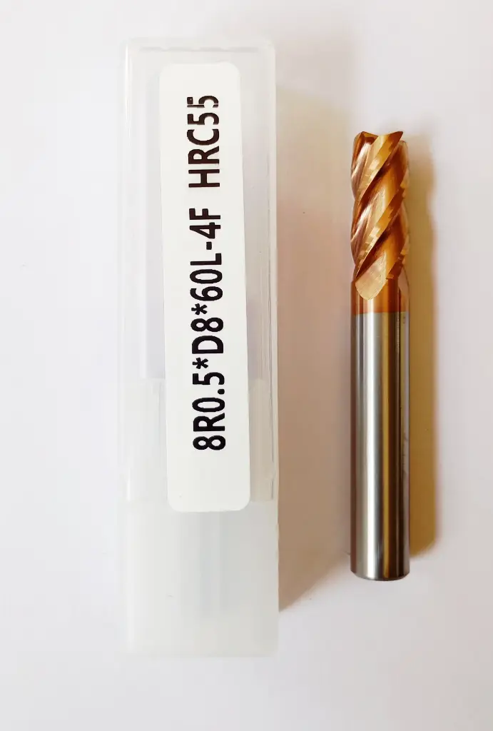 R0.5 8*60 4FLUTE RADIUS CORNER ENDMILL